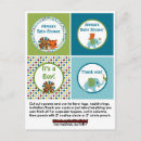 Recherche de la jungle cartes postales Baby shower jungle