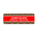 Recherche de empreinte de léopard rouge Animal