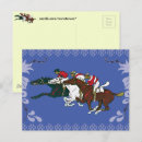Recherche de cheval de course cartes postales Sports