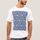 Recherche de motif abstrait tshirts Bleu