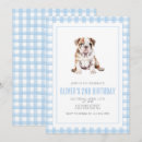 Recherche de de de bouledogue invitations Bleu