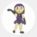 Recherche de danseurs classiques autocollants Danseuse