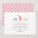 Recherche de silhouette animale invitations Mother to be