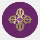 Zoek naar boeddhistische symbolen stickers Meditatie