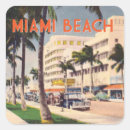 Recherche de floride vintage autocollants Plage de miami