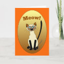 Zoek naar siamese cat kaarten Kat