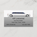 Recherche de limousines cartes visite Customer