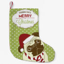 Recherche de chien carlin chaussette de noël Animal