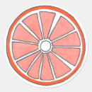 Recherche de tranche orange autocollants Tranches