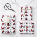 Recherche de coccinelles rouges papier cadeau Insectes