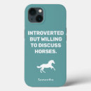 Recherche de équin iphone coques Équitation