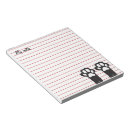 Zoek naar voetafdrukken notitieblokken Katten