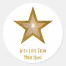 Recherche de gold stars autocollants Élégant