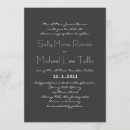 Recherche de de tableau noir mariage invitations Typographie