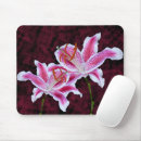 Recherche de lis roses tapis souris Fleur
