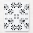 Recherche de pois noir et blanc tapis souris Fleur