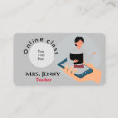 Recherche de institutrice cartes visite Teacher