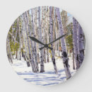 Recherche de peinture paysage horloges Hiver