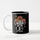 Recherche de citrouille de halloween tasses Effrayant