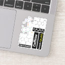 Recherche de molécule chimique autocollants Science