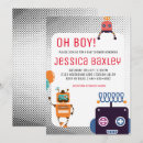Recherche de robot baby shower invitations Fête