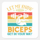 Recherche de biceps autocollants Entraînement