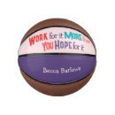 Zoek naar basketballen Meisje