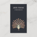 Recherche de plumes paon cartes visite Coiffeur