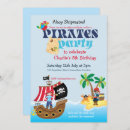 Recherche de de pirate anniversaire invitations Trésor