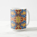 Recherche de orange et bleu tasses Boho