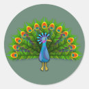 Recherche de dessin paon autocollants Animal