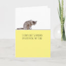 Zoek naar grappige kattenkaarten kaarten Schattig