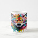 Recherche de tête loup tasses Nature