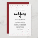 Recherche de pois noir rouge invitations Chic