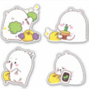 Recherche de ours blanc blanc autocollants Kawaii