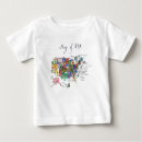 Recherche de géographie bébé vêtements Typographie