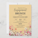 Recherche de brunch fiançailles invitations Floral