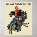 Recherche de mécanicien automobile posters Rétro