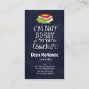 Recherche de appréciation de professeur cartes visite Salle de classe