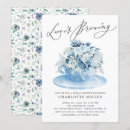 Recherche de blue floral bridal shower invitations Bride