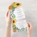 Recherche de tournesols mariage invitations Couple