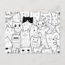 Recherche de chats drôles cartes postales Miauler