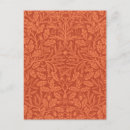 Recherche de nature design cartes postales William morris