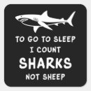 Recherche de requin drôle autocollants Requins