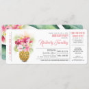 Recherche de boarding pass invitations Tropical