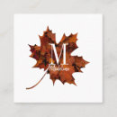 Zoek naar maple leaf visitekaartjes Elegant