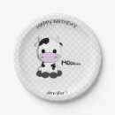 Recherche de vaches assiettes en papier Vache mignonne