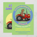 Recherche de tracteur rouge invitations Vache