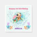 Recherche de tortue serviettes 1er anniversaire