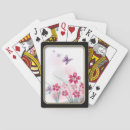 Zoek naar vlinder speelkaarten Bloemen